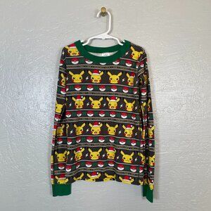 Hanna Andersson Unisex 140 cm US 10 Pokemon Pikachu Pajama Shirt Organic Cotton